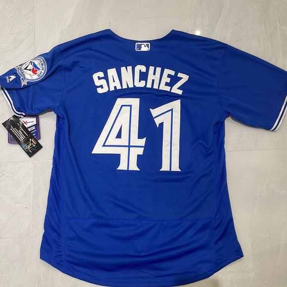 Authentic Collection Aaron Sanchez Blue Jays Jersey - Picture 9 of 10